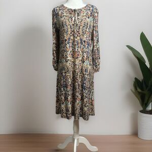 Tommy Hilfiger Floral Print Shift Dress Office Professional Business Casual SZ 4